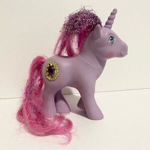 My Little Pony 1987 G1 Princess Misty Pony Purple Jewel 1980s Horse MLP